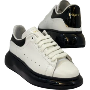 Erkek Ayakkabı Bağcıklı Air Balon Taban Ortopedik Klasik Spor Ayakkabı Sneakers Premium