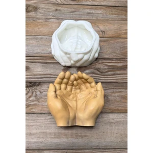 Avuç Silikon Kap Kalıbı