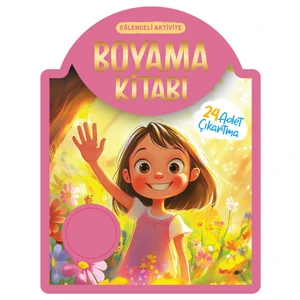 Çıkartmalı Boyama Kitabı - Pembe