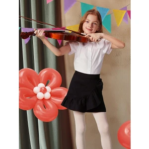 Bebe Yaka Çiçekli Kız Çocuk Gömlek  (S5)