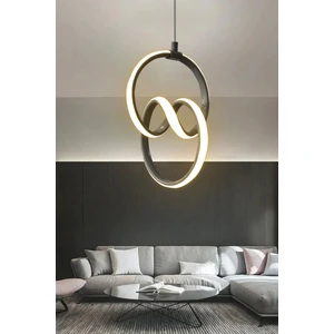 Imza LED Avize - Beyaz Işık siyah kasa