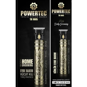 Powertec TR-1005 Lazer-Epilasyon Öncesi Tüm Vücut Tıraş Makinesi