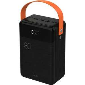 ROBEVE 80000 Mah Powerbank 22,5W Süper Hızlı Şarj Göstergeli Deprem Powerbank Fenerli Type C - Lightning - Micro USB - USB Kablolu Powerbank Taşınabilir Şarj Aleti Hızlı Şarj Aleti Powerbank PW56