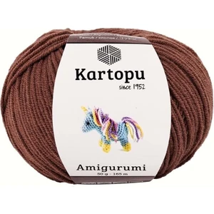 Amigurumi Pamuk Oyuncak Punch Panç Örgü İpi Kahverengi K839 50 gr