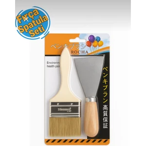 Rocha Ikili Kestirme Fırça ve Spatula Seti