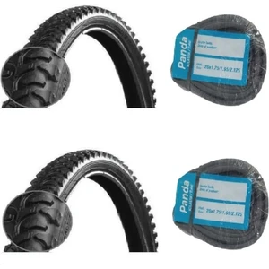 26 Jant 26X1.95/2.00 (52-559) Bisiklet Dış Lastiği D2636 x 2 Adet + Panda Iç Lastik Seti