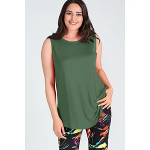 Kolsuz Viskon Basic Bluz