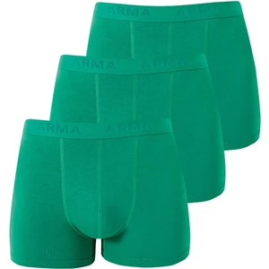 Erkek Yeşil Bambu Boxer 3'lü Paket