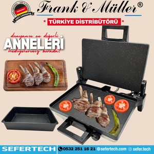 Frank & Müller Germany | Silex Versiyon Tepsili Electro Contact Grill | Pizza, Lahmacun ve Grill Makinesi