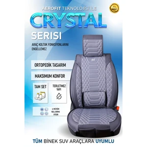Ssangyong Torres Benzinli (2023-2024) Uyumlu Tam Set Oto Koltuk Kılıfı Crystal Serisi .7