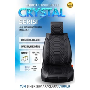 Hyundai Bayon (2021-2024) Uyumlu Tam Set Oto Koltuk Kılıfı Crystal Serisi .1