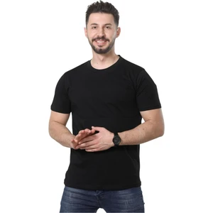 %100 Pamuk Regular Fit Bisiklet Yaka Basic Düz Kısa Kollu Tişört