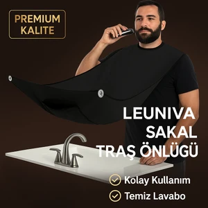 Pratik Evde Saç Sakal Traş Önlüğü, Sakal Kesme Örtüsü Traş Önlüğü