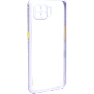 Tuva Teknoloji Oppo Reno 4 Lite Kılıf ​​tuva Kaff Kapak-Mor