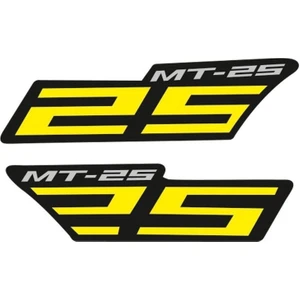 Yamaha Mt-25 Uyumlu Sarı Yan Stıcker Set