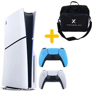 Playstation 5 - Cfı 2016 Avrupa - 1 Tb Slim CD Edition Konsol - Çift Kol (Mavi) + Çanta