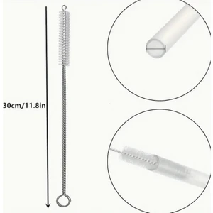 1 Adet Stanley 40/30 Oz Tumb. Termos Pipetleri Için Temizleme Fırçası  30,48 cm Boy / 9,5 mm  Çap