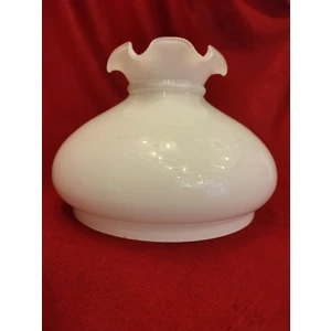 Kuğulu Avize Alaaddin Cam Hakiki Opalin Parlak Beyaz Renkli (Alt Çap: 24.00cm-h:19.00cm)