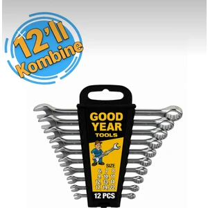 Good Year Tools 12'li Kombine Anahtar Takımı