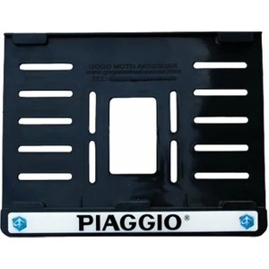 Pıaggıo Uyumlu Plastik (15X24 Cm)Kırılmaz Plakalık