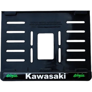 Kawasaki Uyumlu 2 Plastik (15X24 Cm) Kırılmaz Plakalık
