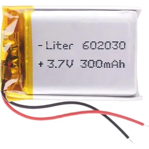 3.7V 300MAH 602030 Model Lipo Şarj Edilebilir Pil  (1 Adet)