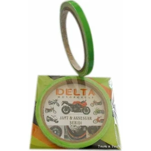 Fıstık Yeşil 7cm x 7 M Opak 1 Set Jant Şeridi