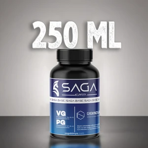 Saga Kimya 3c Chemnovatic Gliserin Propilen Glikol Base Nbase 250 ml 6 Mg 80/20 Vg/pg