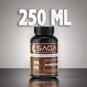 Saga Kimya Mrck Salt Gliserin Propilen Glikol Base Nbase 250 ml 36 Mg 80/20 Vg/pg