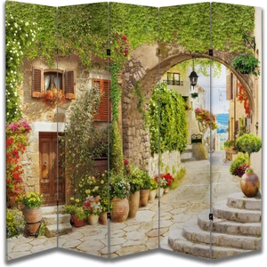Şehir Temalı Özel Tasarım Paravan Room Divider 180 x 200 cm
