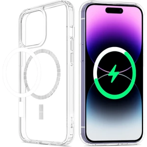Tuva Modern Apple iPhone 14 ProMax Magsafe Özellikli Şeffaf Renkli Koruyucu Kılıf
