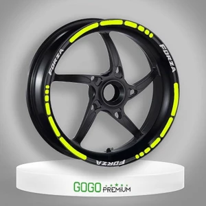 Florasan Sarı I Honda Forza Uyumlu 1 Set Jant Şeridi