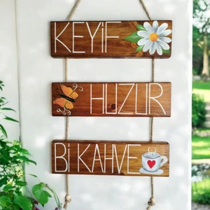 Bahçe Süsü Duvar Süsü Balkon Süsü Dekorasyon Teras Kapı Süsü Mutfak Süsü Hediyelik Eşya Ölçü 60*30