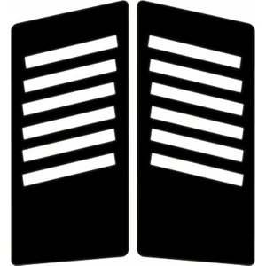 Cg Siyah Yan Kapak Sticker