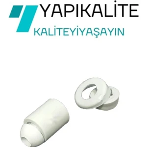 4 Adet Taharat Çubuğu Ucu Plastik Beyaz Taharet Borusu Ucu Perletörü Aparatı