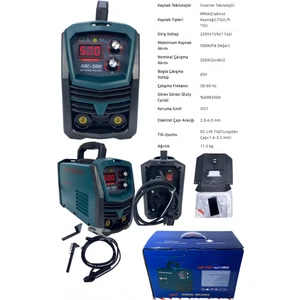 Ürünü Arkadaşına Öner   Twitter Inverter Dijital Kaynak Makinesi EEA393 Arc 500