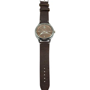 Clup Çelik Gövde Deri Kordon Erkek Kol Saati