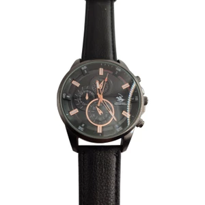 Clup Çelik Gövde Deri Kordon Erkek Kol Saati