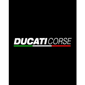 Ducati Corse Text Büyük Sırt Patch Yama
