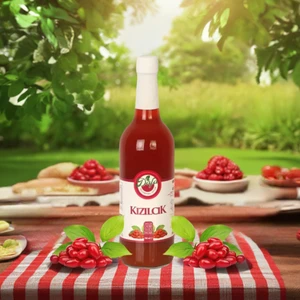 Kızılcık Suyu Şerbeti 750 ml