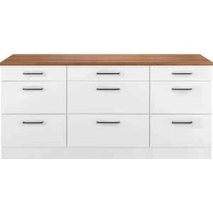 Samba Mutfak 9 Çekmeceli Alt Modül 200 cm - Çok Amaçlı Dolap -Tezgah Dahil