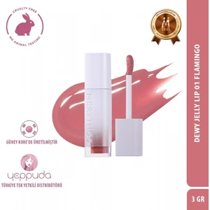 Dewy Jelly Lip 01 Flamingo - Parlak ve Nemli Görünüm Sağlayan Tint