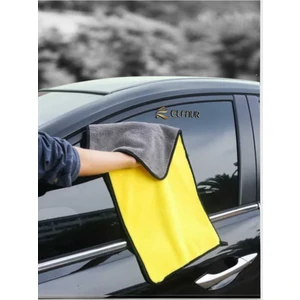 (2 Adet) Mikrofiber Araç Iç Dış Yıkama Temizleme Toz Bırakmaz Kurulama Cam Bezi Araba Yıkama Havlusu 50, 70