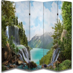 Manzara Temalı Özel Tasarım Paravan Room Divider 180 x 200 cm