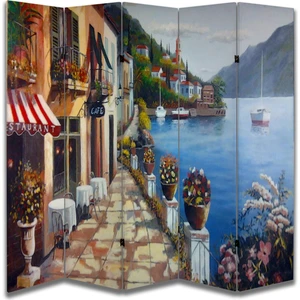 Manzara Temalı Özel Tasarım Paravan Room Divider 180 x 200 cm