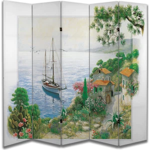 Manzara Temalı Özel Tasarım Paravan Room Divider 180 x 200 cm