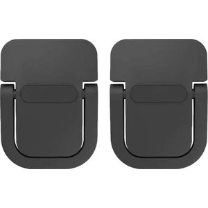 Metal 2 Adet 5mm 3m Yapışkanlı Katlanabilir Ultra Mini Laptop Standı,portatif Taşınabilir