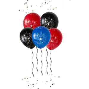 Örümcek Ağ Baskılı Balon 10 Adet