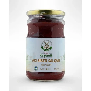 Mill & More Organik Tuzsuz Acı Biber Salçası 610 gr