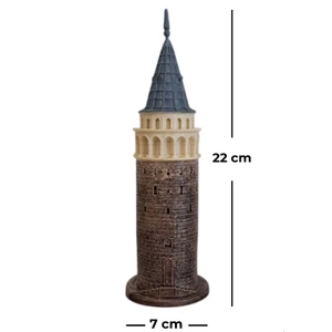 Galata Kulesi Biblo - Orta Boy (22 cm)